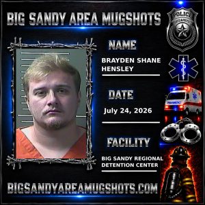 BRAYDEN SHANE HENSLEY booking record