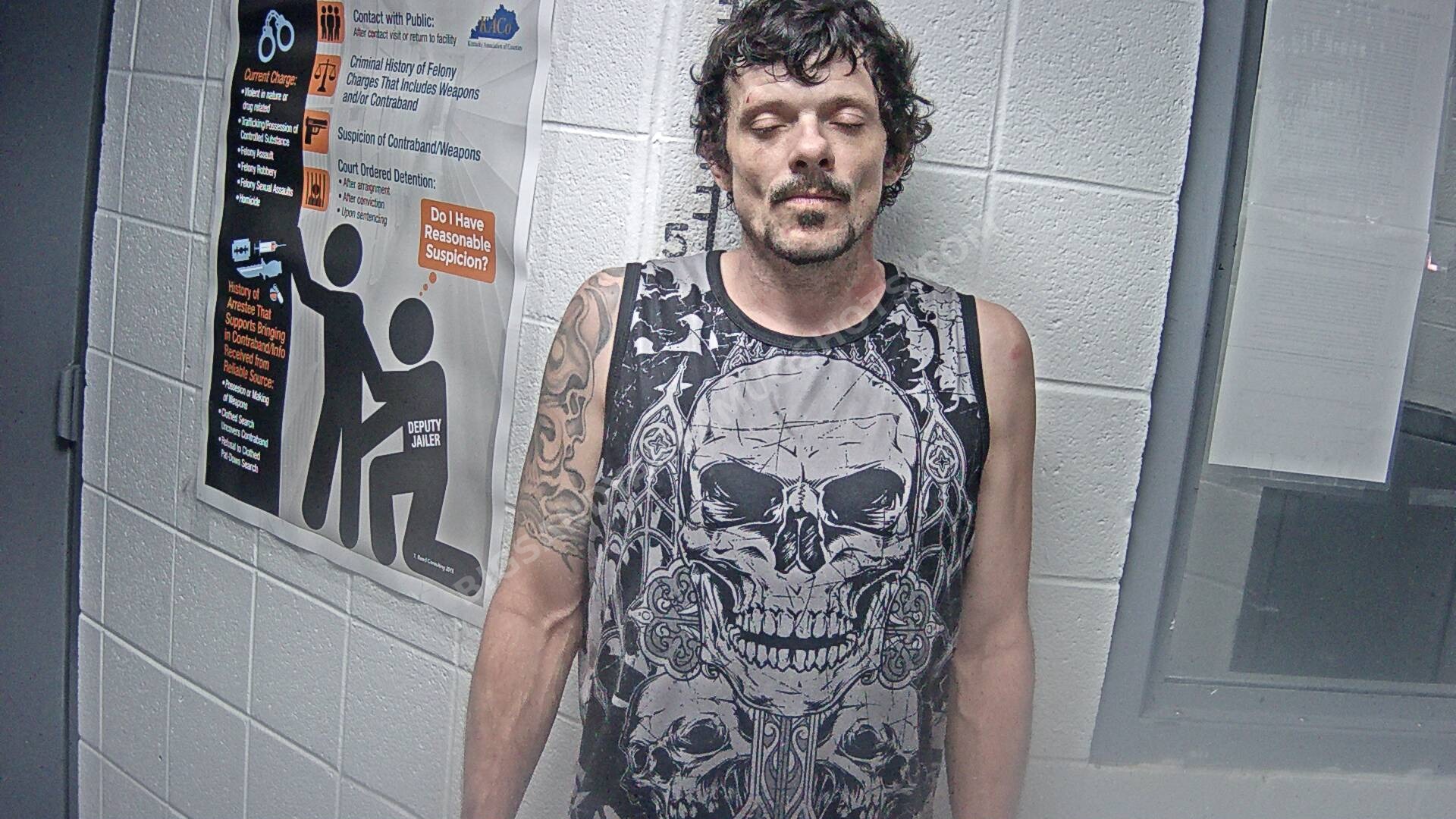 Mitchell Wayne Mullins arrest photo