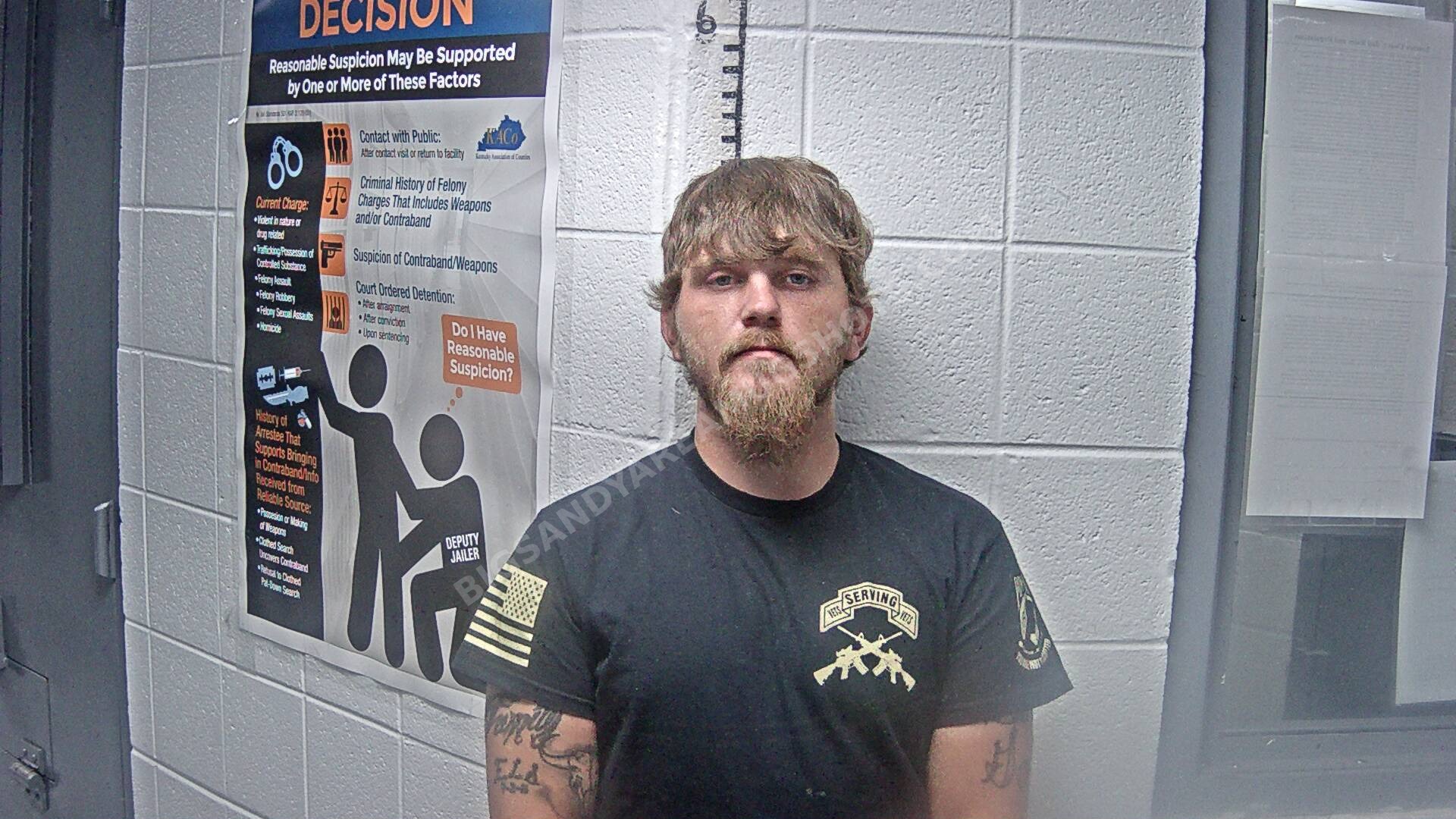 Zachery Glenn Sizemore arrest photo