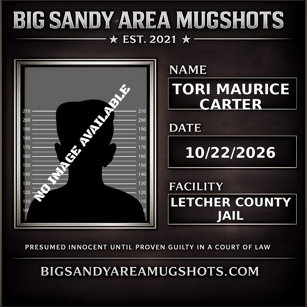 Tori Maurice Carter arrest photo
