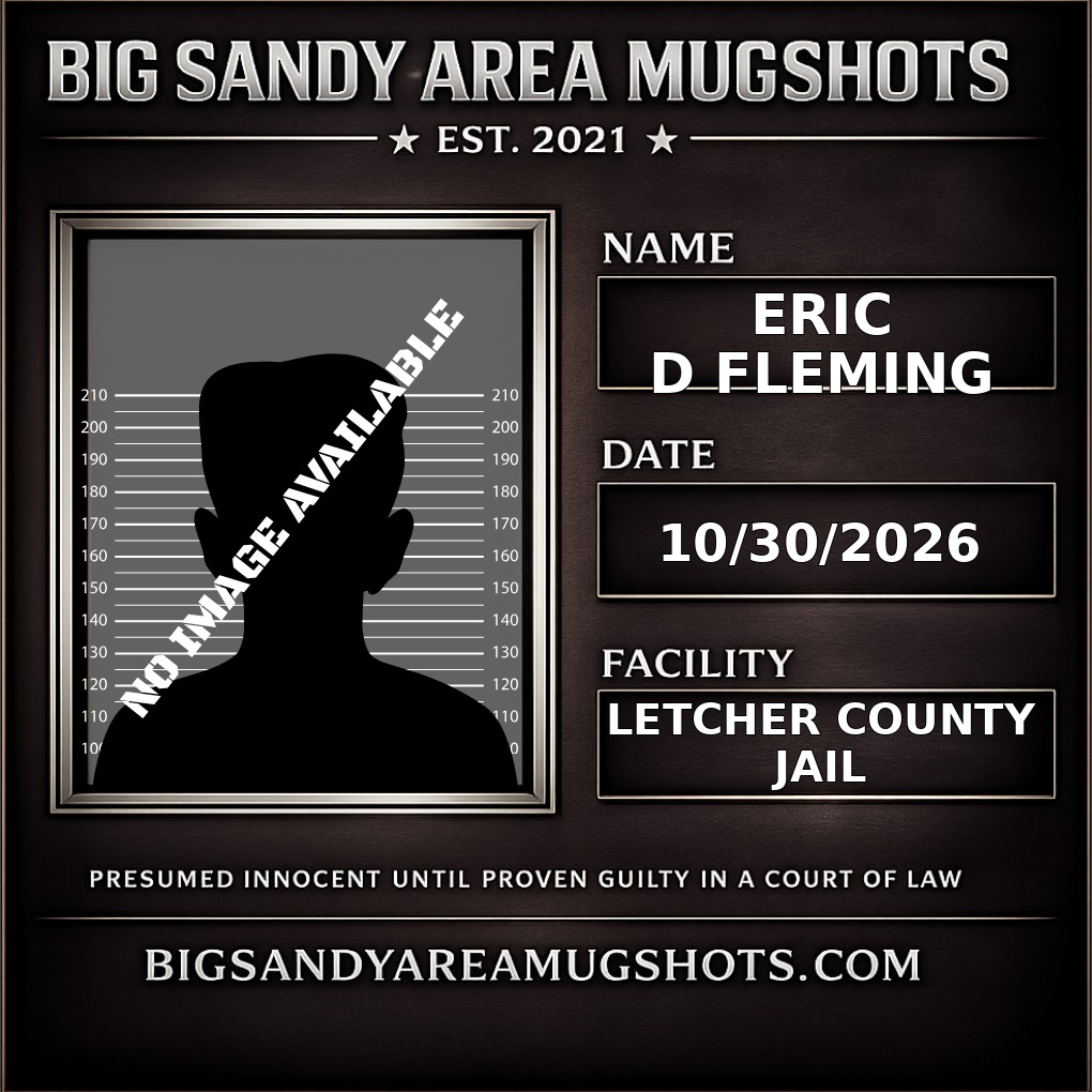 Eric D Fleming arrest photo